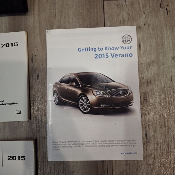 Buick Verano 2015 Owners Manual User Guide Reference Operator See Pictures - Picture 6 of 6